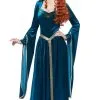 Lady Guinevere Adult Costume (Teal)