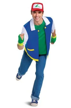 Ash Ketchum Classic Unisex Adult Costume Kit