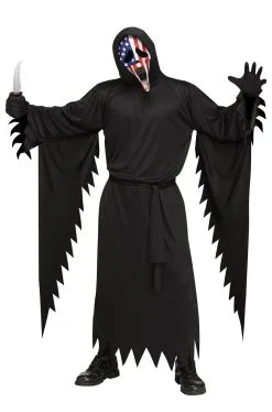 Patriotic Ghost Face Adult Costume