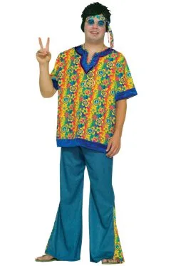 Hippie Dude Plus Size Costume