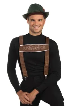 Lederhosen Adult Suspenders