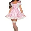 Sexy Candee Striper Nurse Adult Costume (M/L)