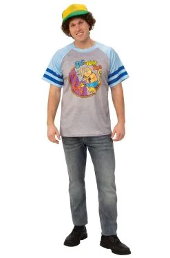 Dustin Arcade Cats Shirt Adult Costume