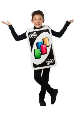 Uno Draw Four Card Child Costume