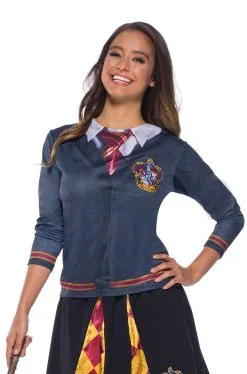 Gryffindor Printed Top Adult Costume