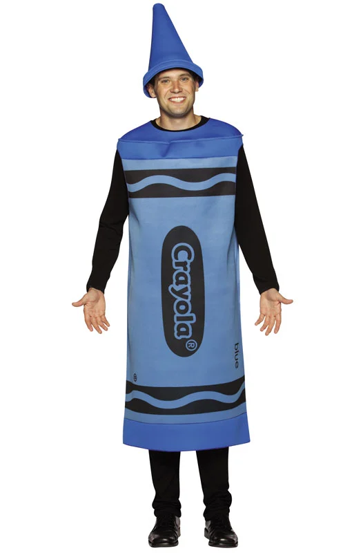 Crayola Blue Adult Costume (L/XL)