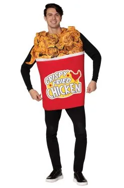 Bucket Of Fried Chicken Adult Costume
