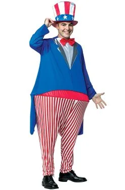 Uncle Sam Hoopster Adult Costume