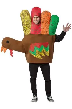 Hand Turkey Adult Costume