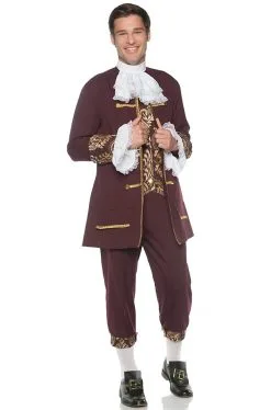 Colonial Gentleman Jacquard Adult Costume